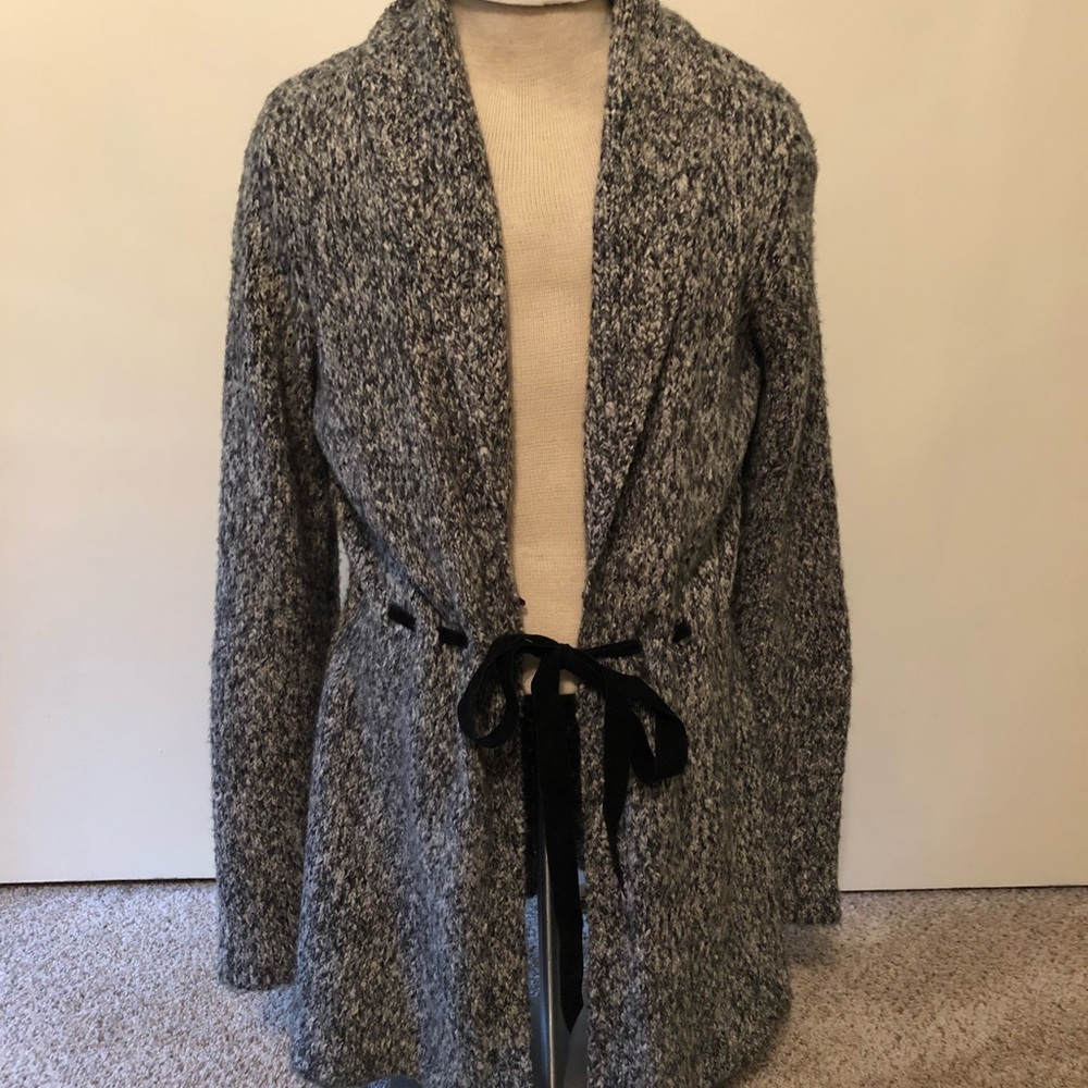 Small Two Hearts Maternity Marbled Sweater